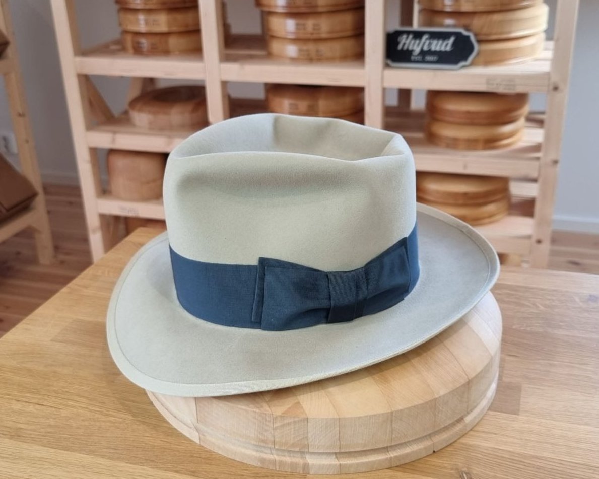 WHIPPET FEDORA | 100X BEAVER | SILVERBELLY COLOR | SIZE 60, US 71/2