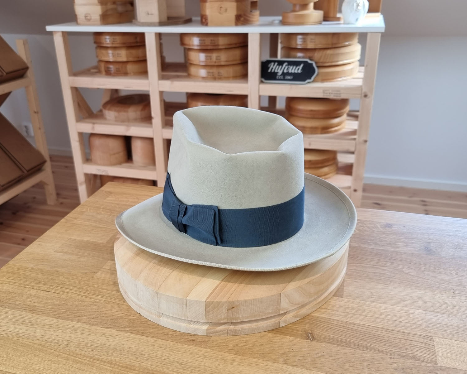 WHIPPET FEDORA | 100X BEAVER | SILVERBELLY COLOR | SIZE 60, US 71/2