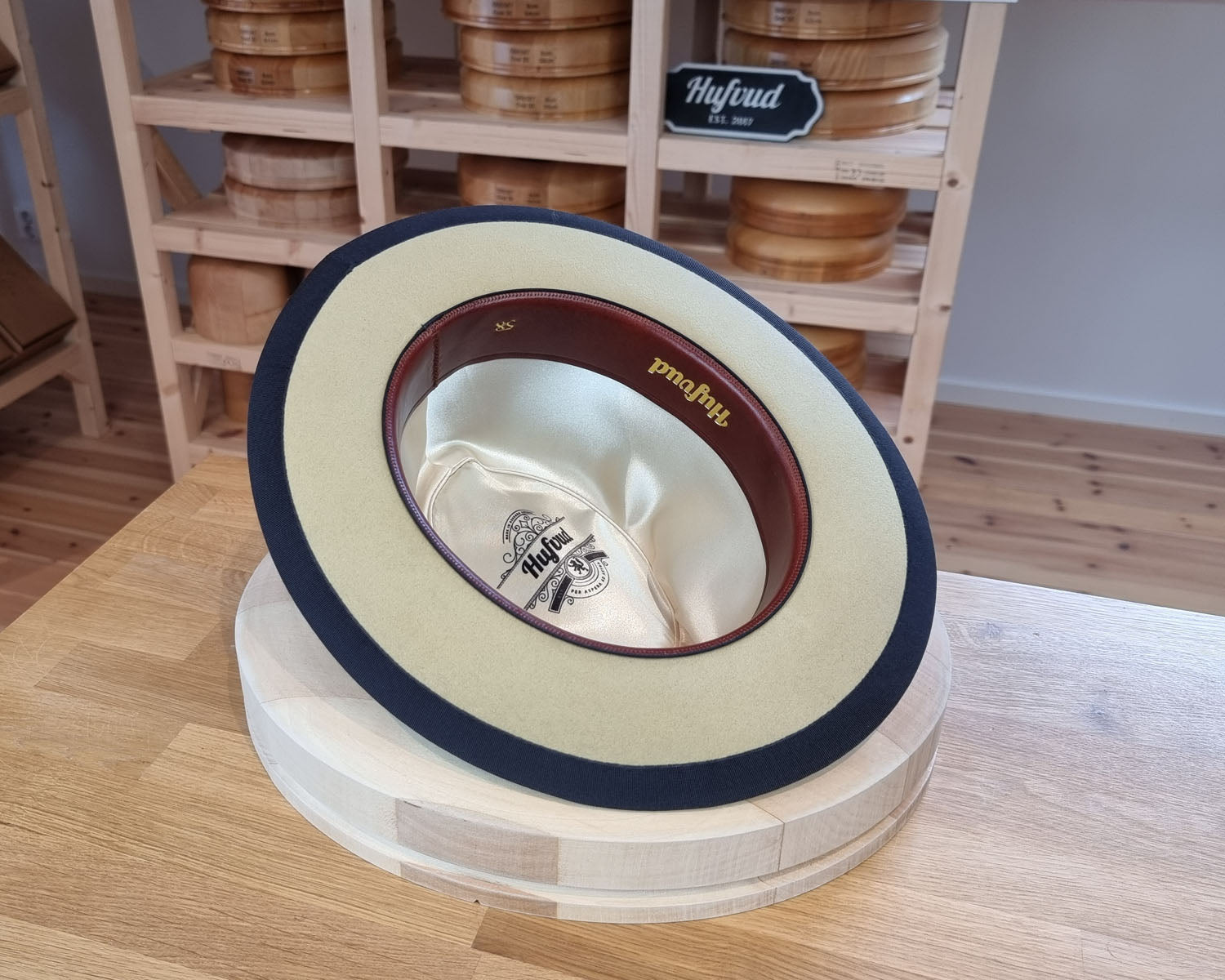 CAGNEY FEDORA | 100X NUTRIA | SUNSHINE COLOR | SIZE 58, US 7 1/4