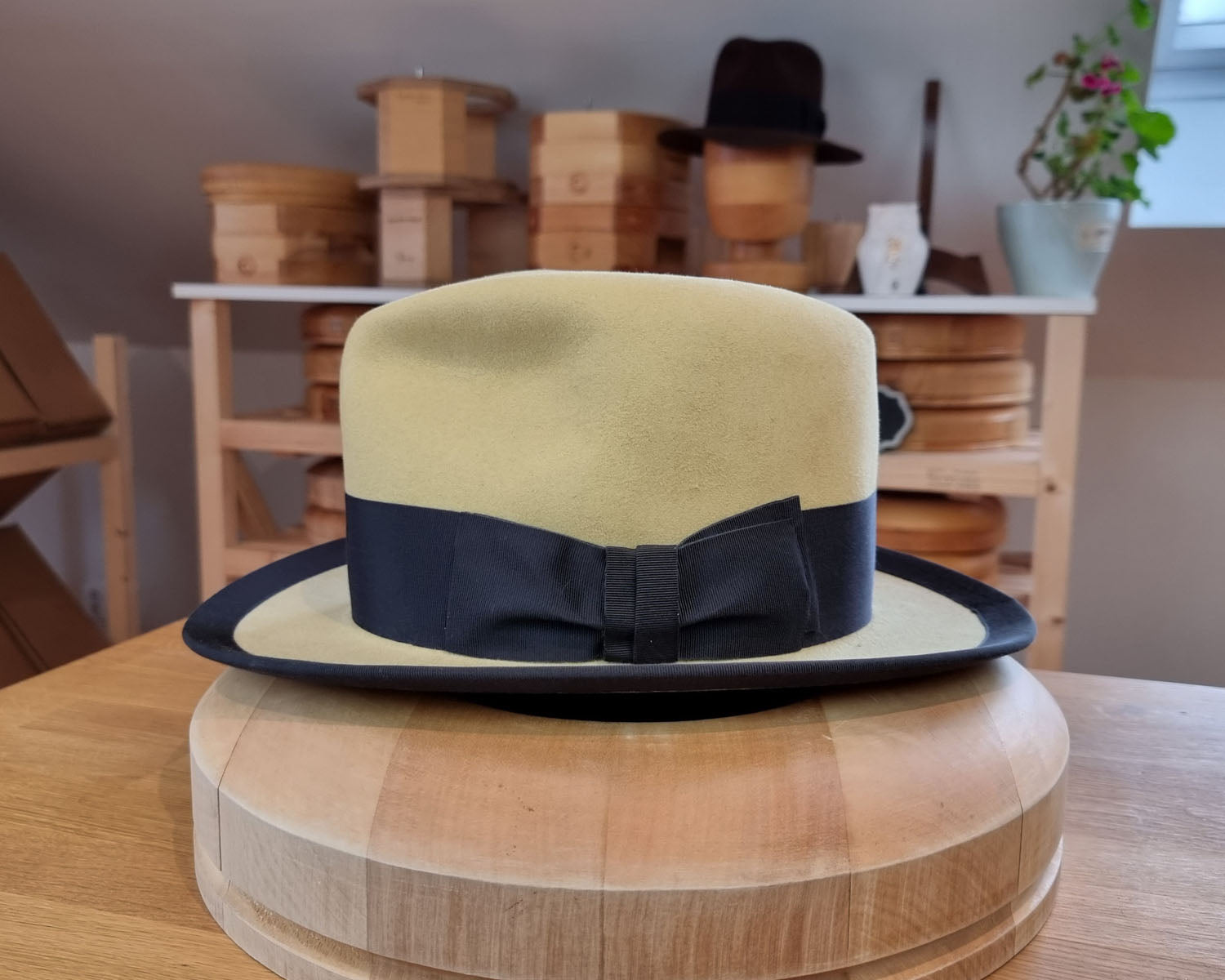 CAGNEY FEDORA | 100X NUTRIA | SUNSHINE COLOR | SIZE 58, US 7 1/4