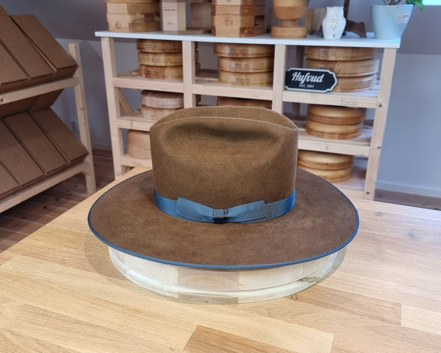 WESTERN UPCYCLE | 4X BEAVER | BROWN  COLOR | SIZE 60, US 7 1/2