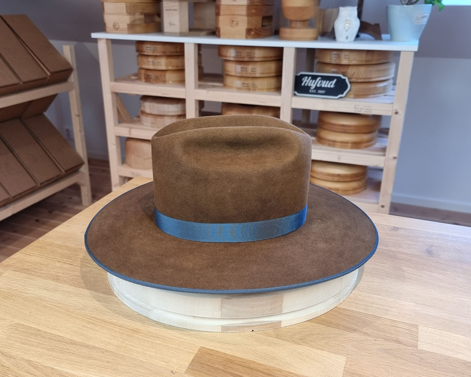 WESTERN UPCYCLE | 4X BEAVER | BROWN  COLOR | SIZE 60, US 7 1/2