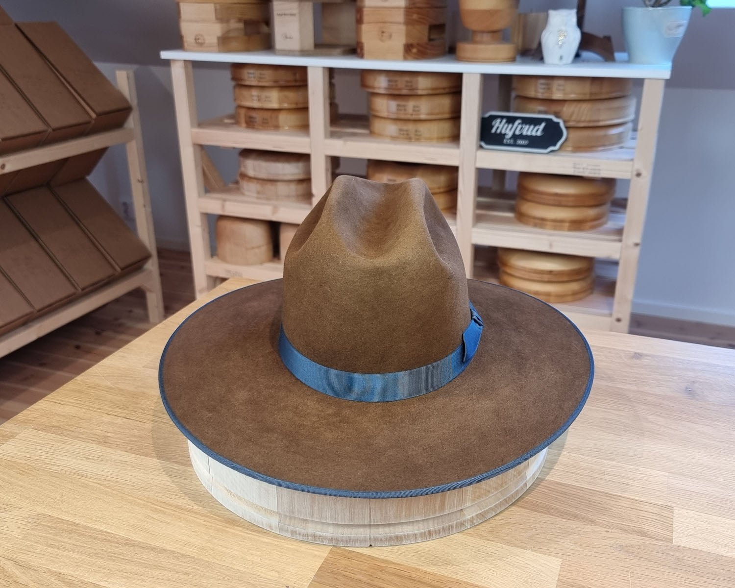 WESTERN UPCYCLE | 4X BEAVER | BROWN  COLOR | SIZE 60, US 7 1/2