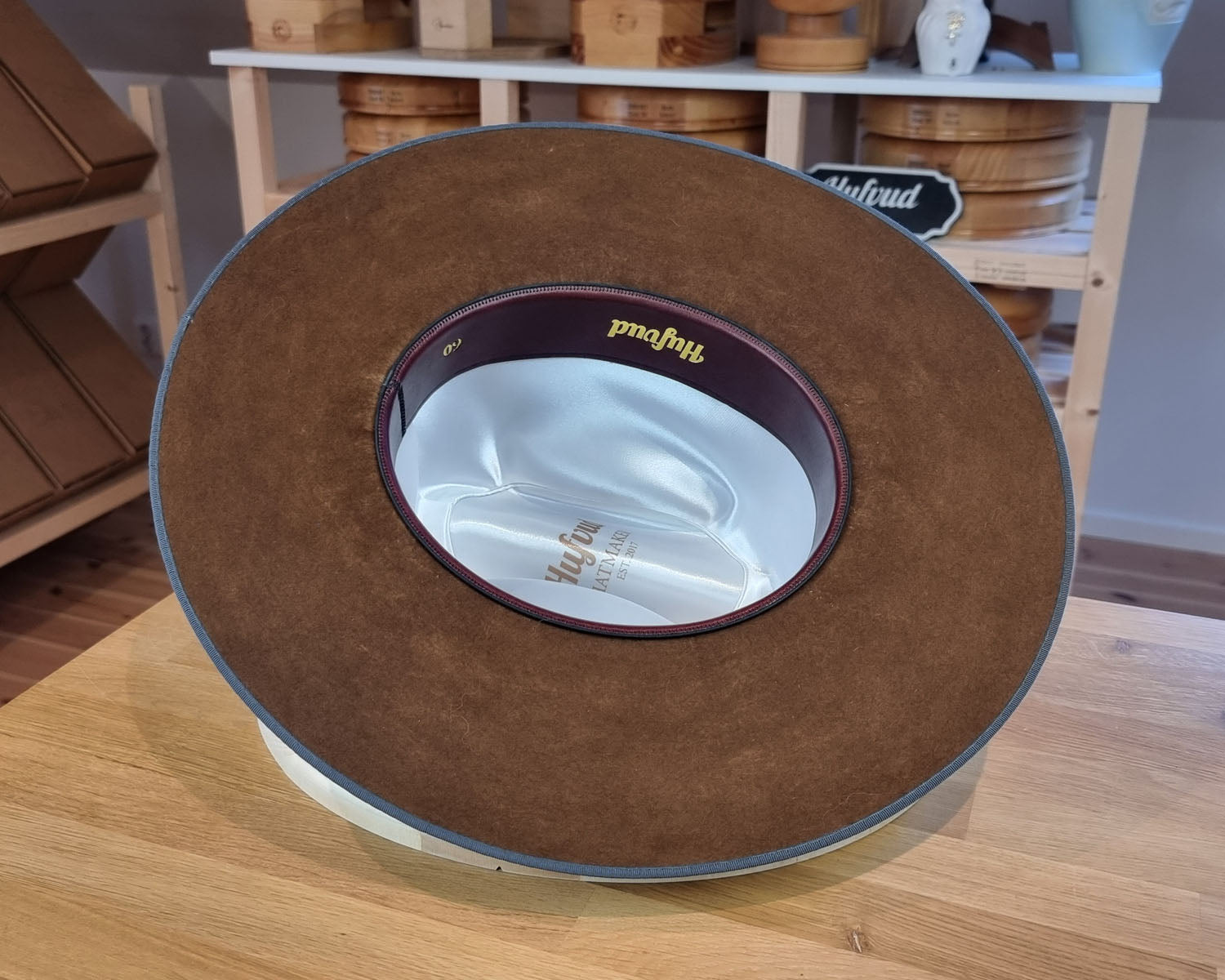 WESTERN UPCYCLE | 4X BEAVER | BROWN  COLOR | SIZE 60, US 7 1/2