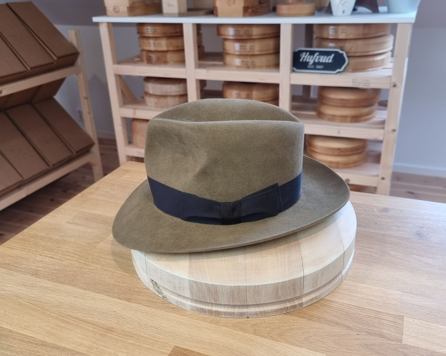 LEIFUR Adventure FEDORA | BEAVER FIFTY WESTERN FELT | WHISKEY COLOR | SIZE 59, US 7 3/8
