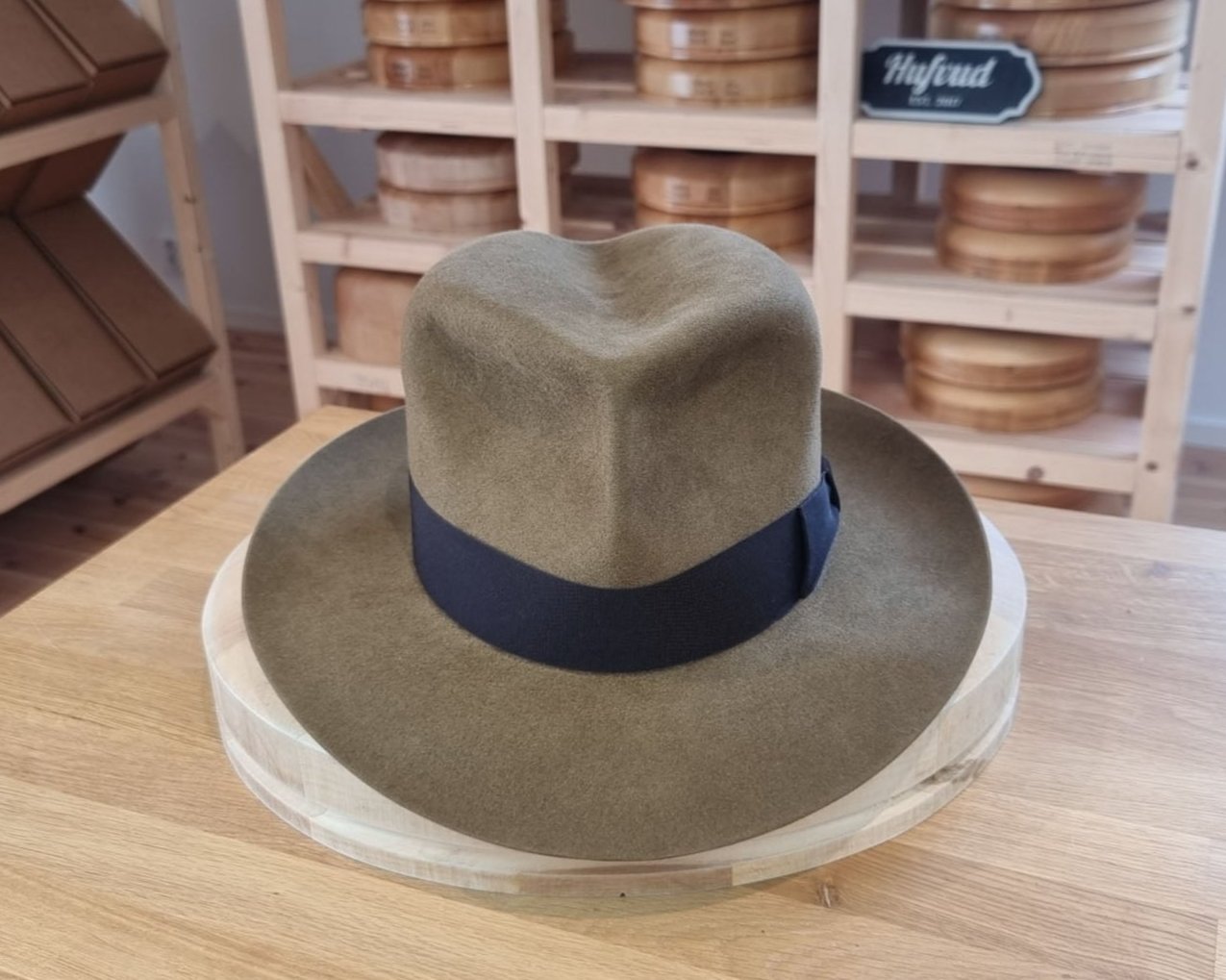 LEIFUR Adventure FEDORA | BEAVER FIFTY WESTERN FELT | WHISKEY COLOR | SIZE 59, US 7 3/8