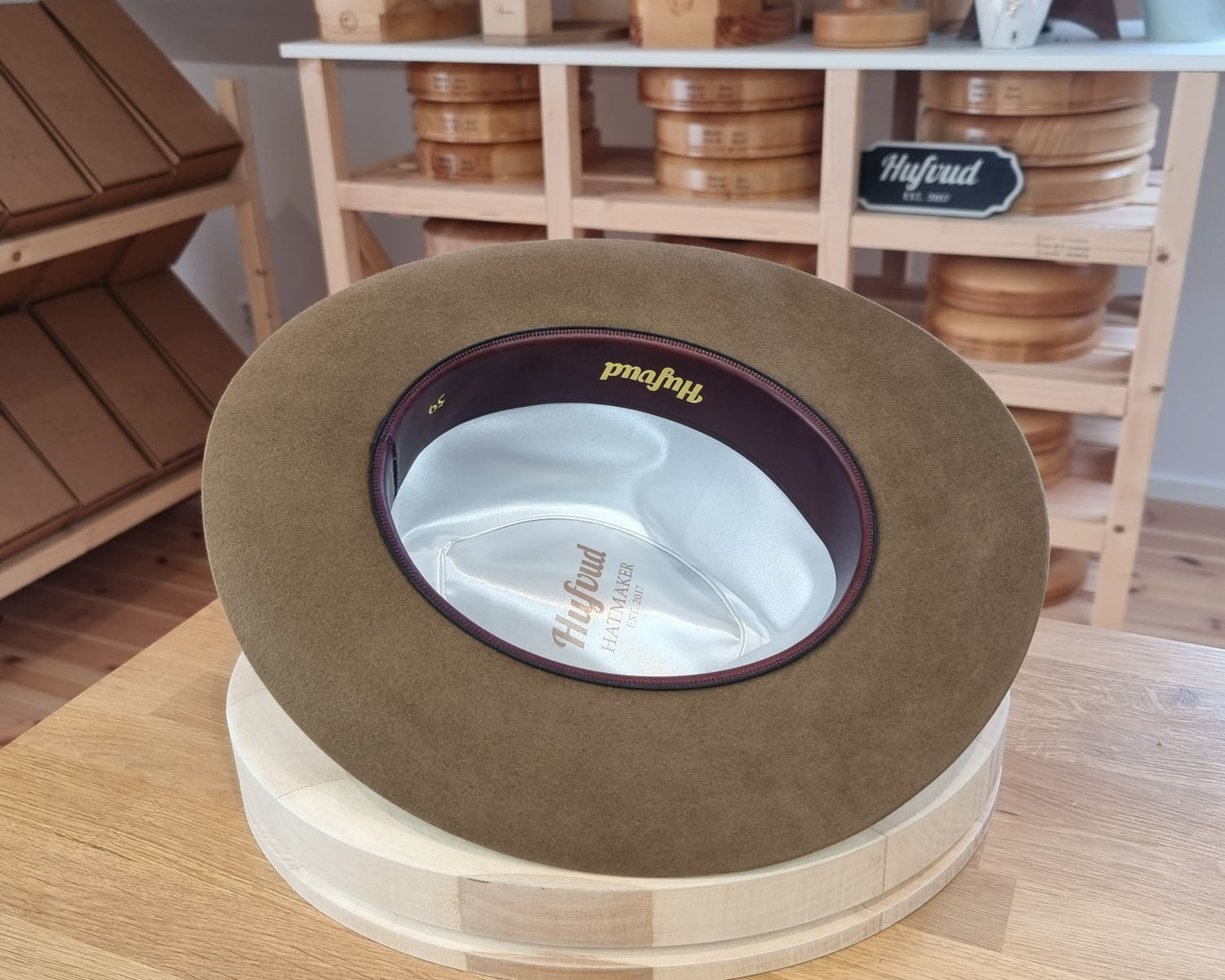 LEIFUR Adventure FEDORA | BEAVER FIFTY WESTERN FELT | WHISKEY COLOR | SIZE 59, US 7 3/8