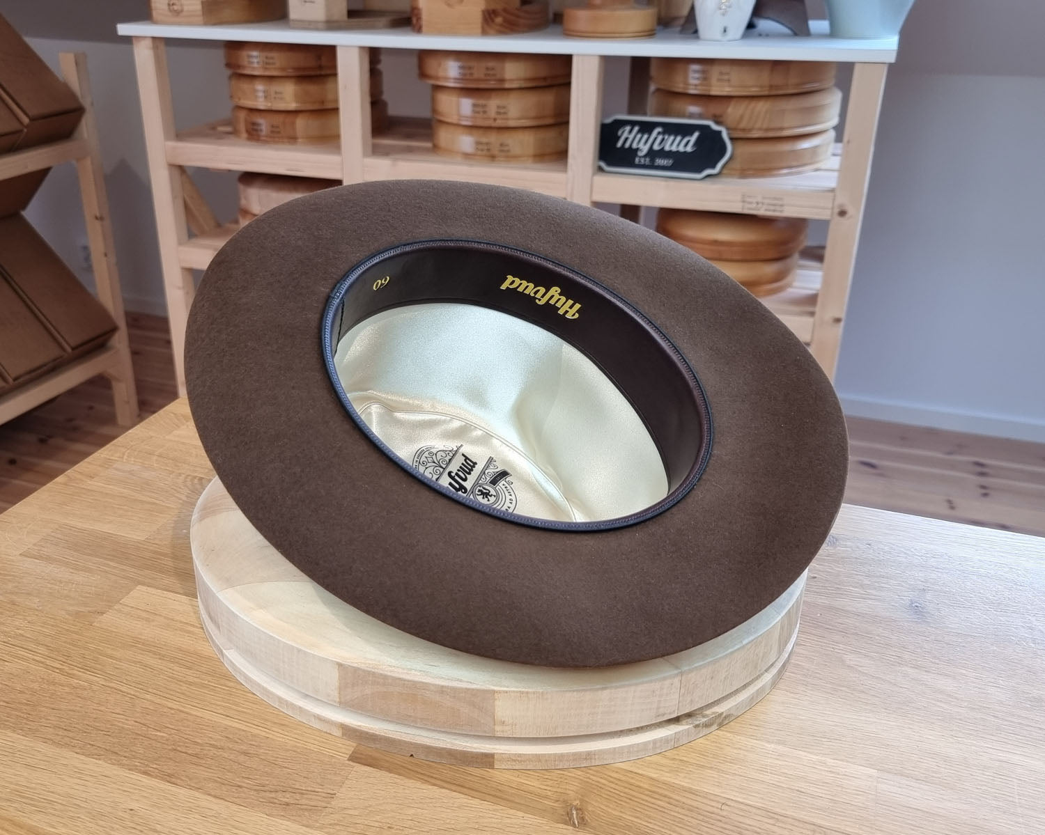 CAGNEY FEDORA | RABBIT & HARE DELUXE BLEND | SABLE BROWN COLOR | SIZE 61, US 7 5/8