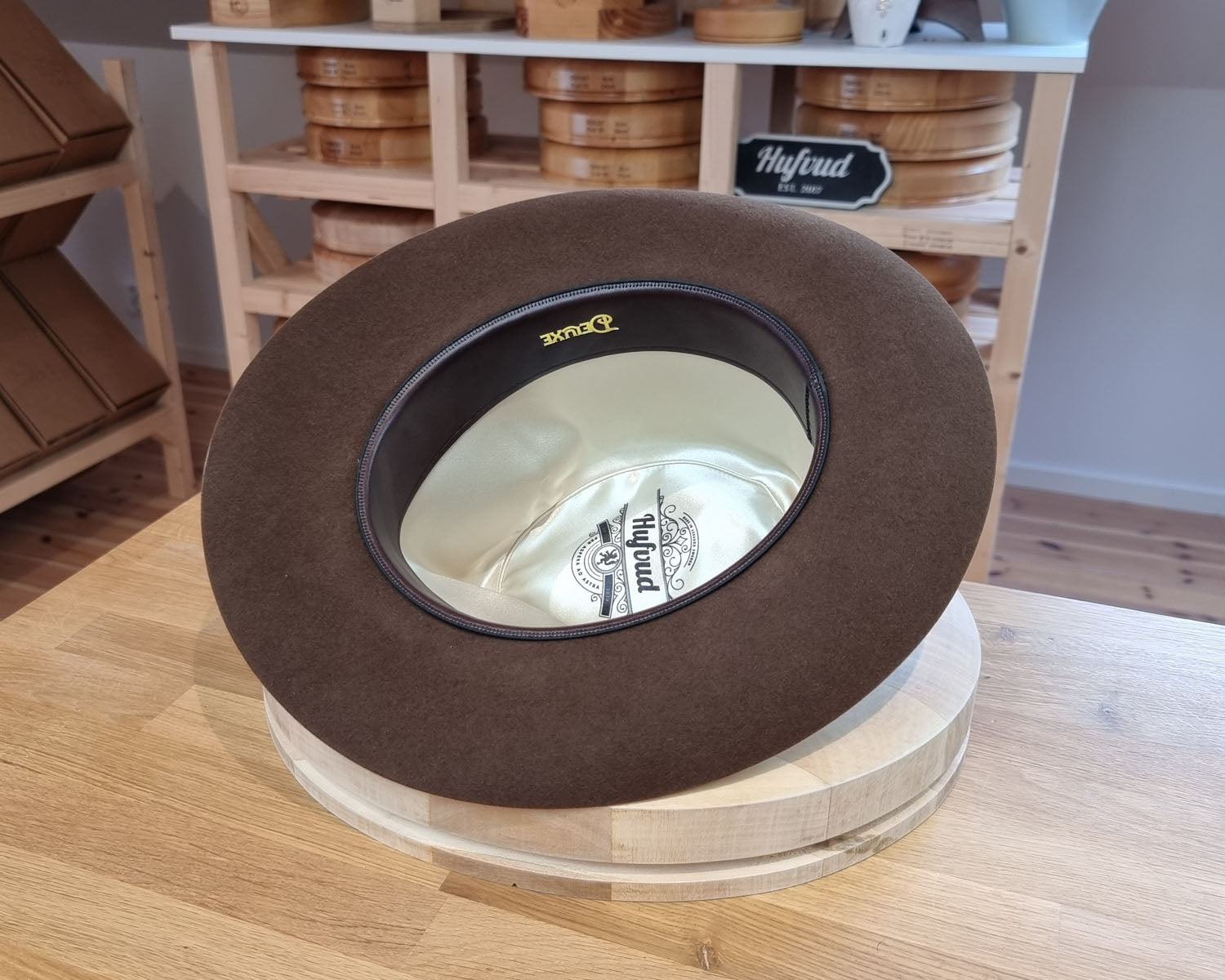 CAGNEY FEDORA | RABBIT & HARE DELUXE BLEND | SABLE BROWN COLOR | SIZE 61, US 7 5/8