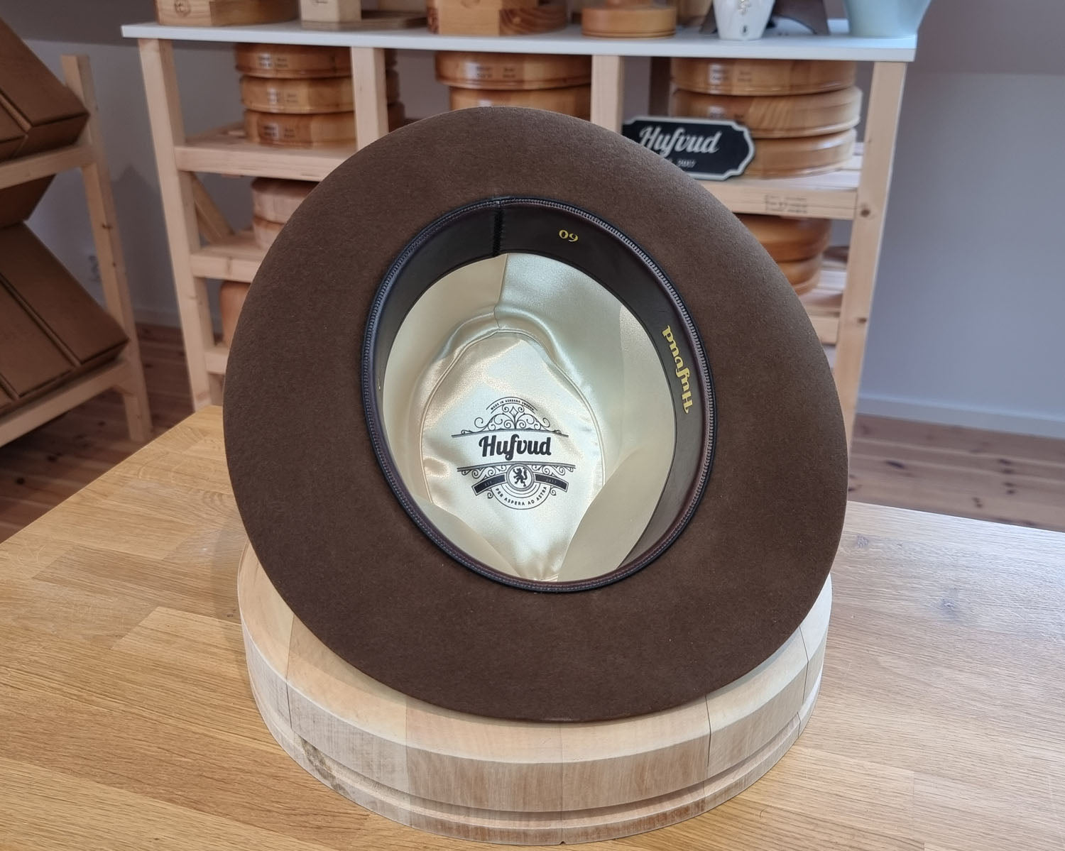 CAGNEY FEDORA | RABBIT & HARE DELUXE BLEND | SABLE BROWN COLOR | SIZE 60, US 7 1/2