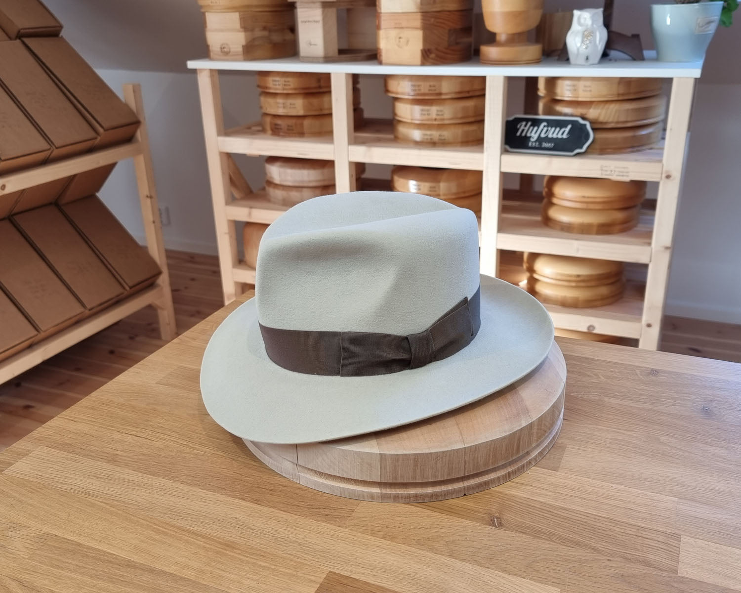 LEIFUR Adventure FEDORA | BEAVER FIFTY WESTERN WEIGHT | SILVERBELLY COLOR | SIZE 60, US 7 1/2