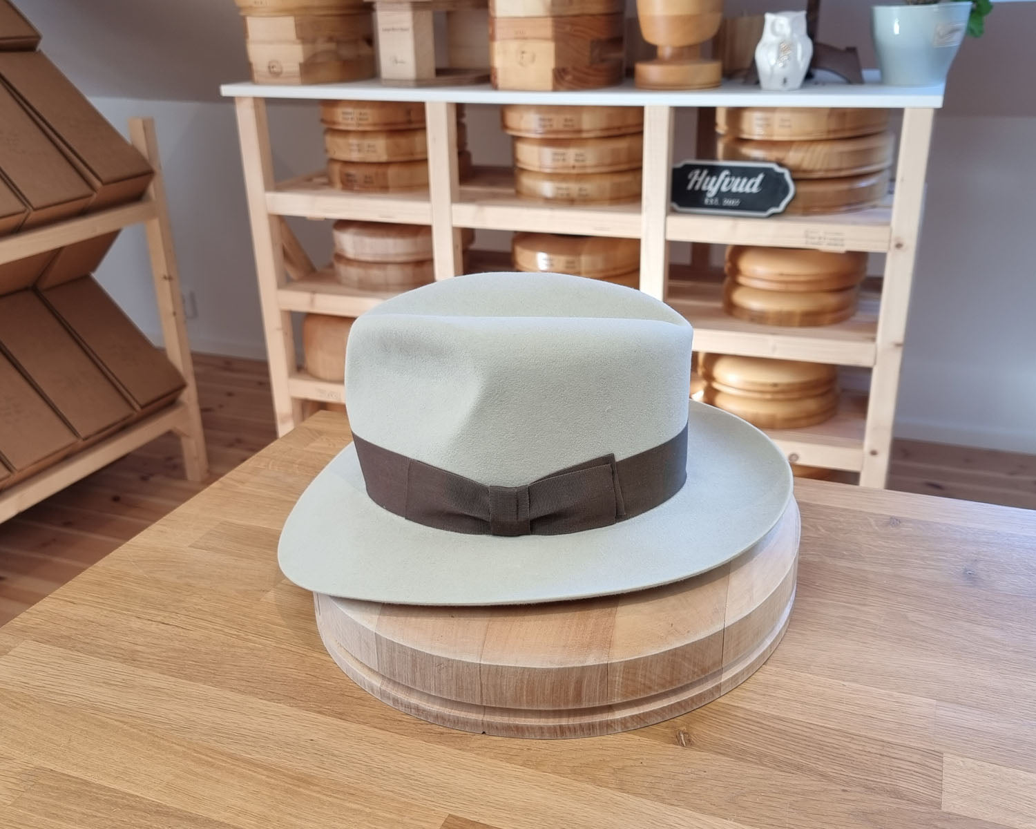 LEIFUR Adventure FEDORA | BEAVER FIFTY WESTERN WEIGHT | SILVERBELLY COLOR | SIZE 60, US 7 1/2