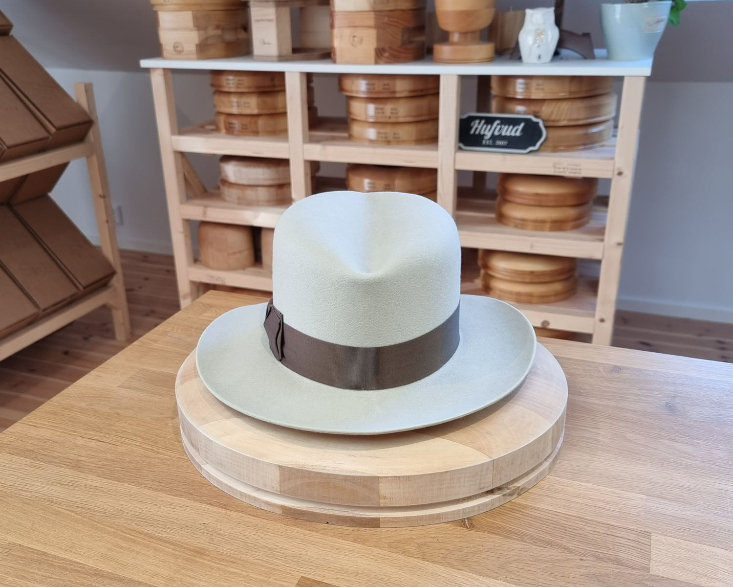 LEIFUR Adventure FEDORA | BEAVER FIFTY WESTERN WEIGHT | SILVERBELLY COLOR | SIZE 60, US 7 1/2