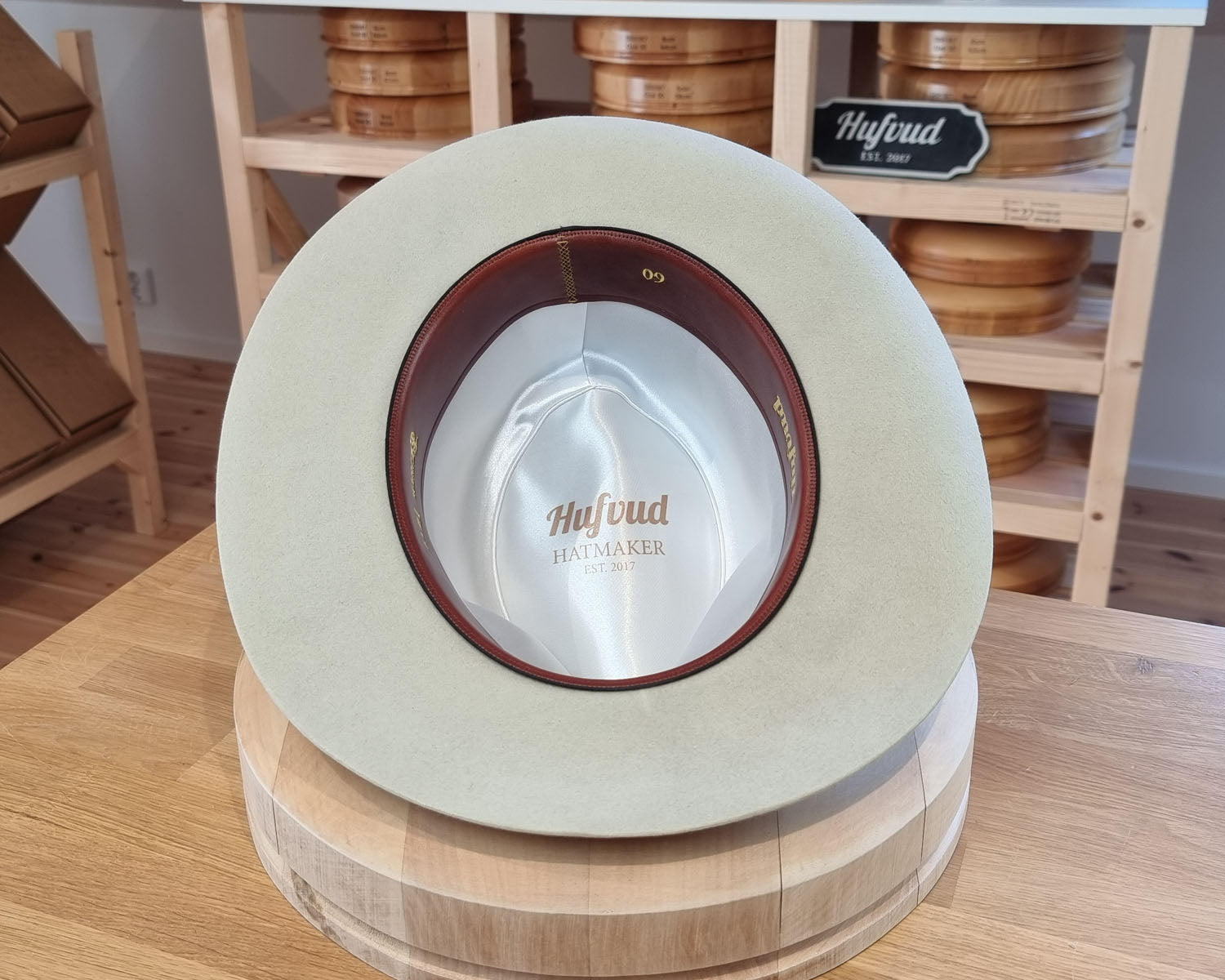 LEIFUR Adventure FEDORA | BEAVER FIFTY WESTERN WEIGHT | SILVERBELLY COLOR | SIZE 60, US 7 1/2