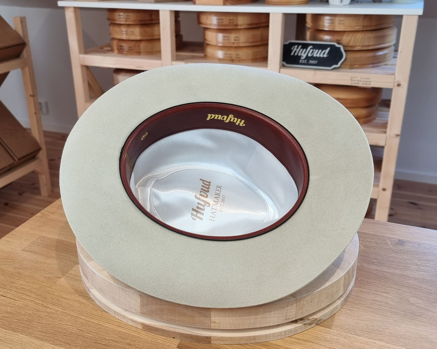 LEIFUR Adventure FEDORA | BEAVER FIFTY WESTERN WEIGHT | SILVERBELLY COLOR | SIZE 60, US 7 1/2