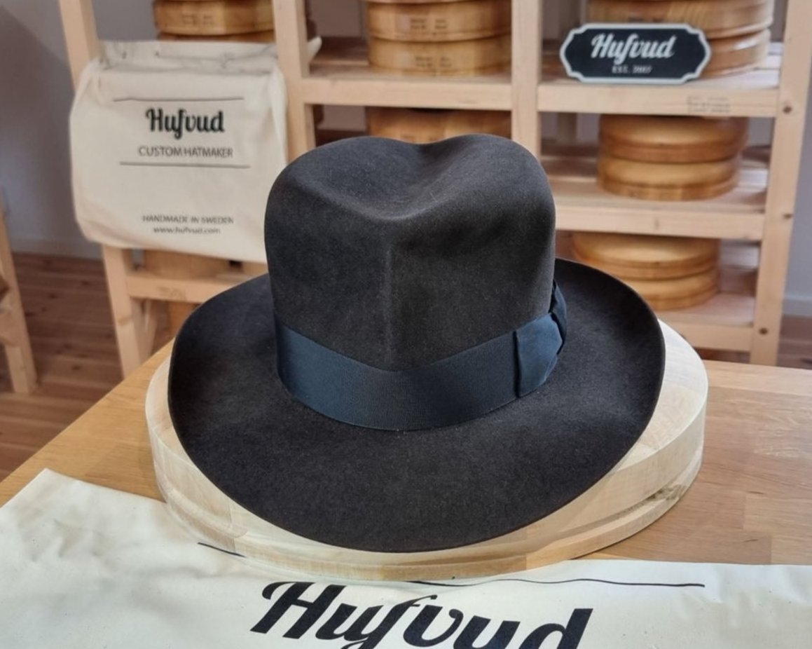 LEIFUR Adventure FEDORA | NUTRIA | ESPRESSO COLOR | SIZE 59, US 7 3/8