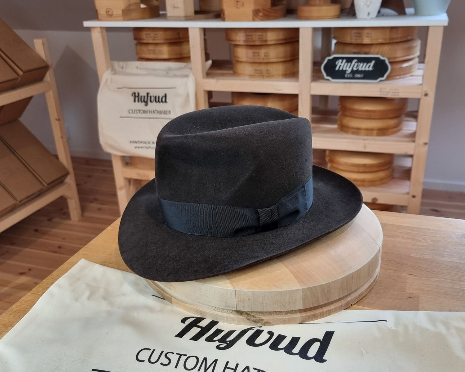 LEIFUR Adventure FEDORA | NUTRIA | ESPRESSO COLOR | SIZE 59, US 7 3/8