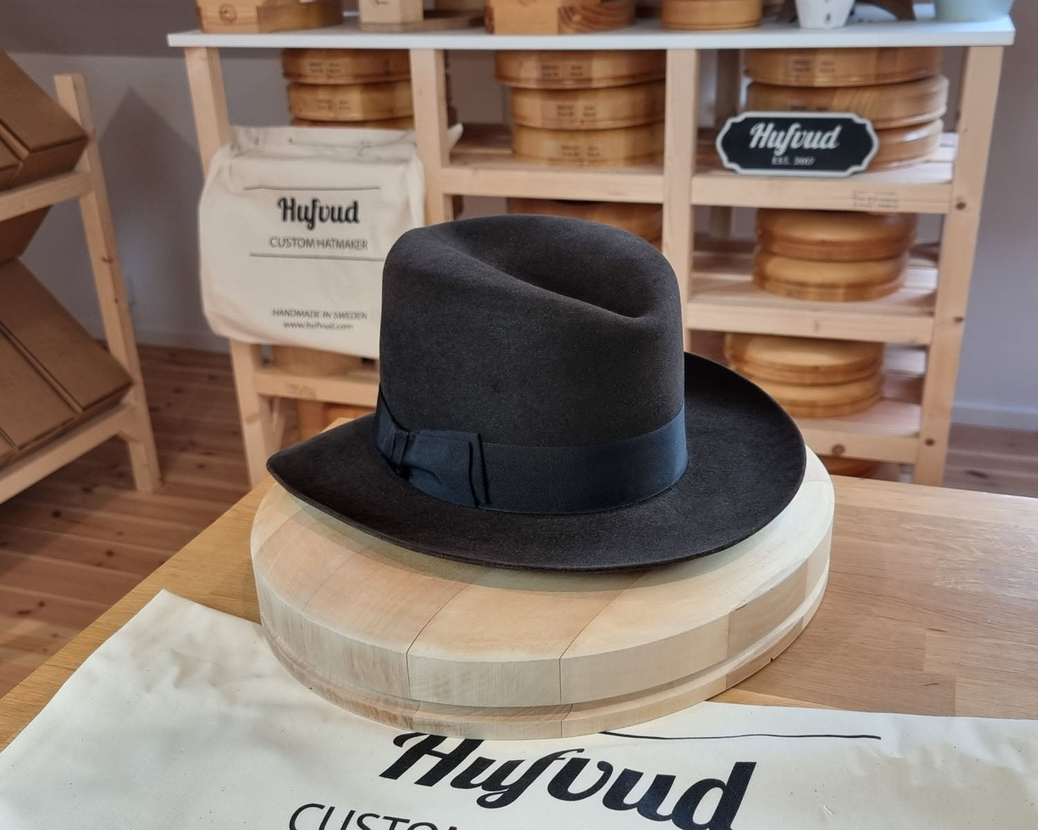 LEIFUR Adventure FEDORA | NUTRIA | ESPRESSO COLOR | SIZE 59, US 7 3/8