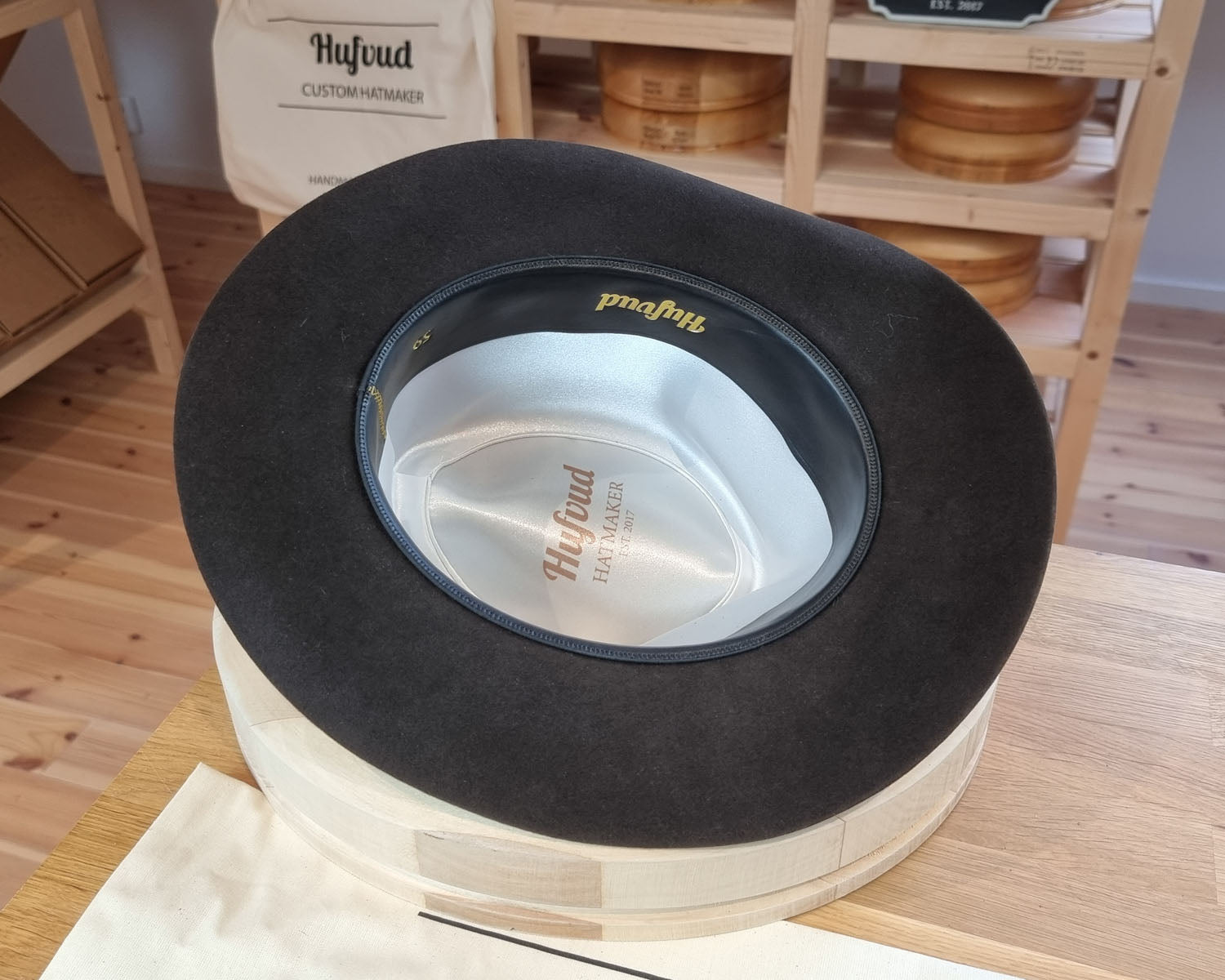 LEIFUR Adventure FEDORA | NUTRIA | ESPRESSO COLOR | SIZE 59, US 7 3/8