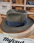 WHIPPET FEDORA | BEAVER FIFTY | OLIVE GREEN COLOR | SIZE 60, US 7 1/2