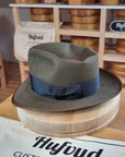 WHIPPET FEDORA | BEAVER FIFTY | OLIVE GREEN COLOR | SIZE 60, US 7 1/2