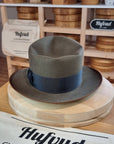 WHIPPET FEDORA | BEAVER FIFTY | OLIVE GREEN COLOR | SIZE 60, US 7 1/2