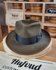 WHIPPET FEDORA | BEAVER FIFTY | OLIVE GREEN COLOR | SIZE 60, US 7 1/2
