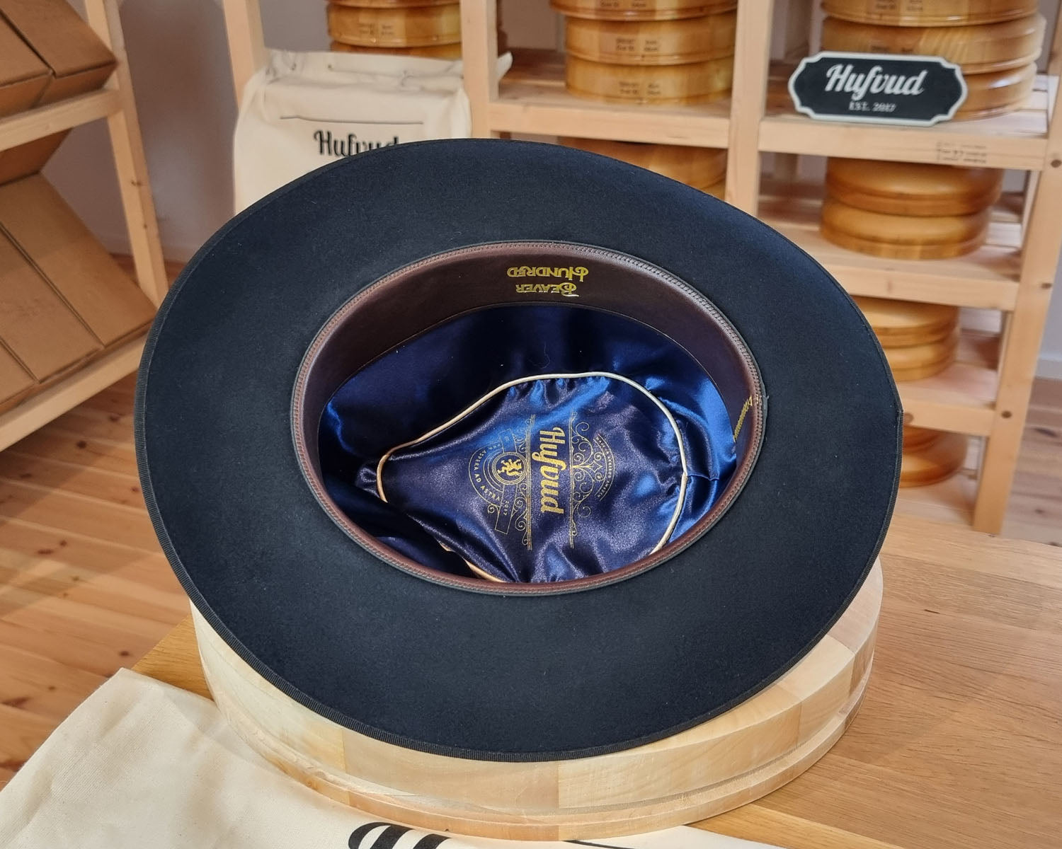 FLOKI FEDORA | BEAVER HUNDRED | DARK NAVY COLOR | SIZE 60, US 7 1/2