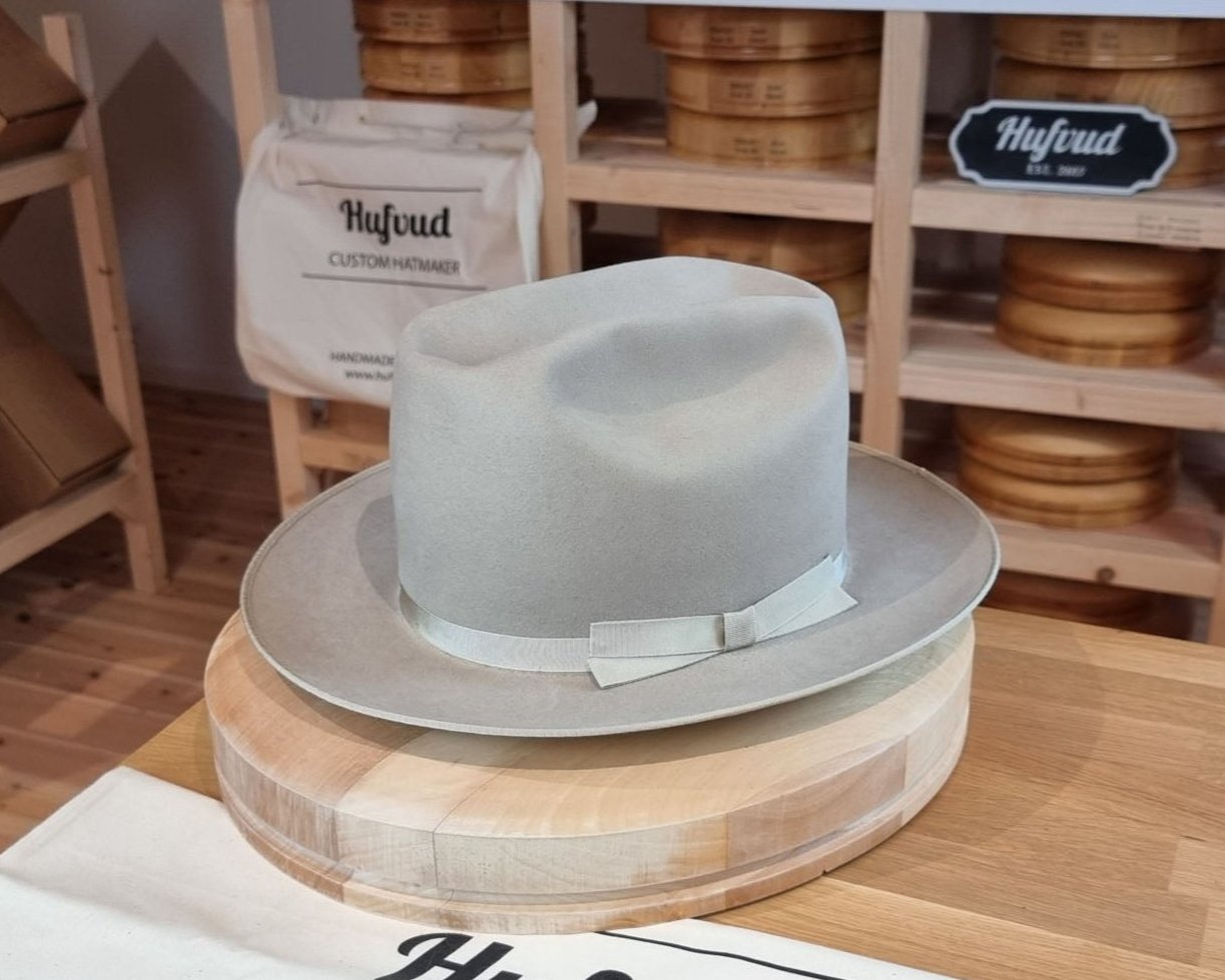 OPEN ROAD HAT | BEAVER HUNDRED | SILVERBELLY COLOR | SIZE 61, US 7 5/8