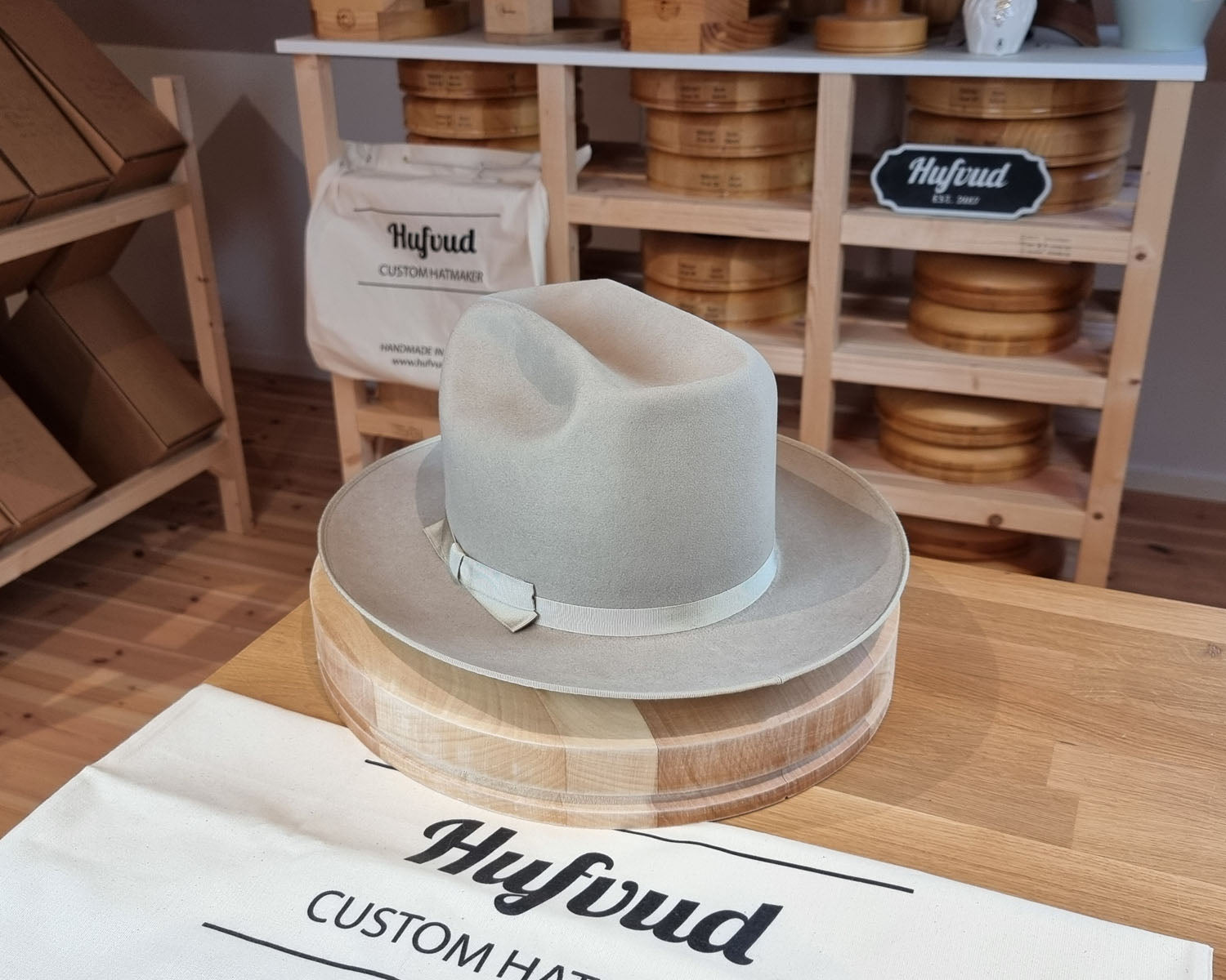 OPEN ROAD HAT | BEAVER HUNDRED | SILVERBELLY COLOR | SIZE 61, US 7 5/8