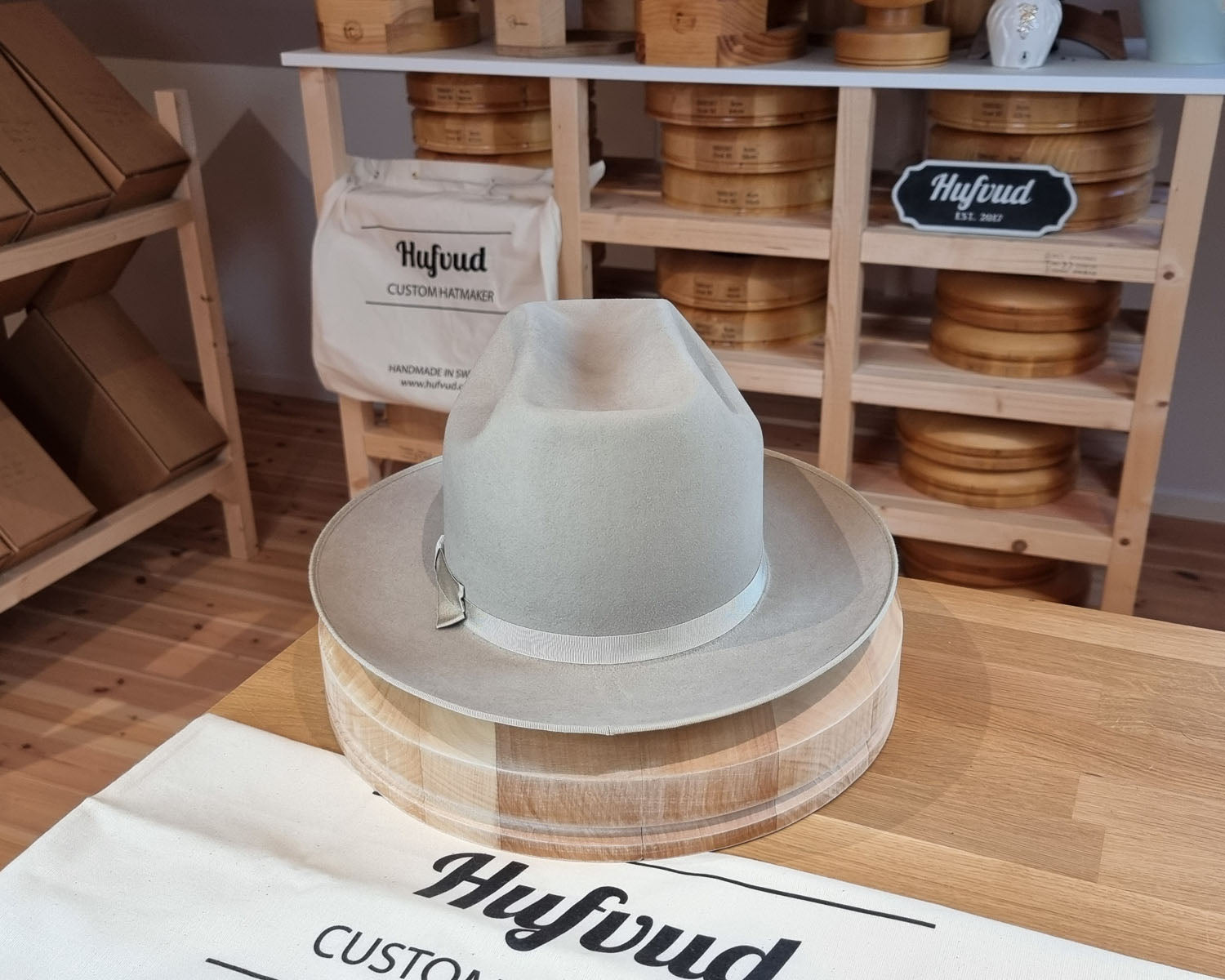 OPEN ROAD HAT | BEAVER HUNDRED | SILVERBELLY COLOR | SIZE 61, US 7 5/8