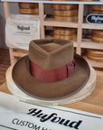 NEW STYLE FEDORA | RABBIT & HARE DELUXE BLEND | CINNAMON COLOR | SIZE 58, US 7 1/4