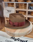 NEW STYLE FEDORA | RABBIT & HARE DELUXE BLEND | CINNAMON COLOR | SIZE 58, US 7 1/4