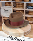 NEW STYLE FEDORA | RABBIT & HARE DELUXE BLEND | CINNAMON COLOR | SIZE 58, US 7 1/4