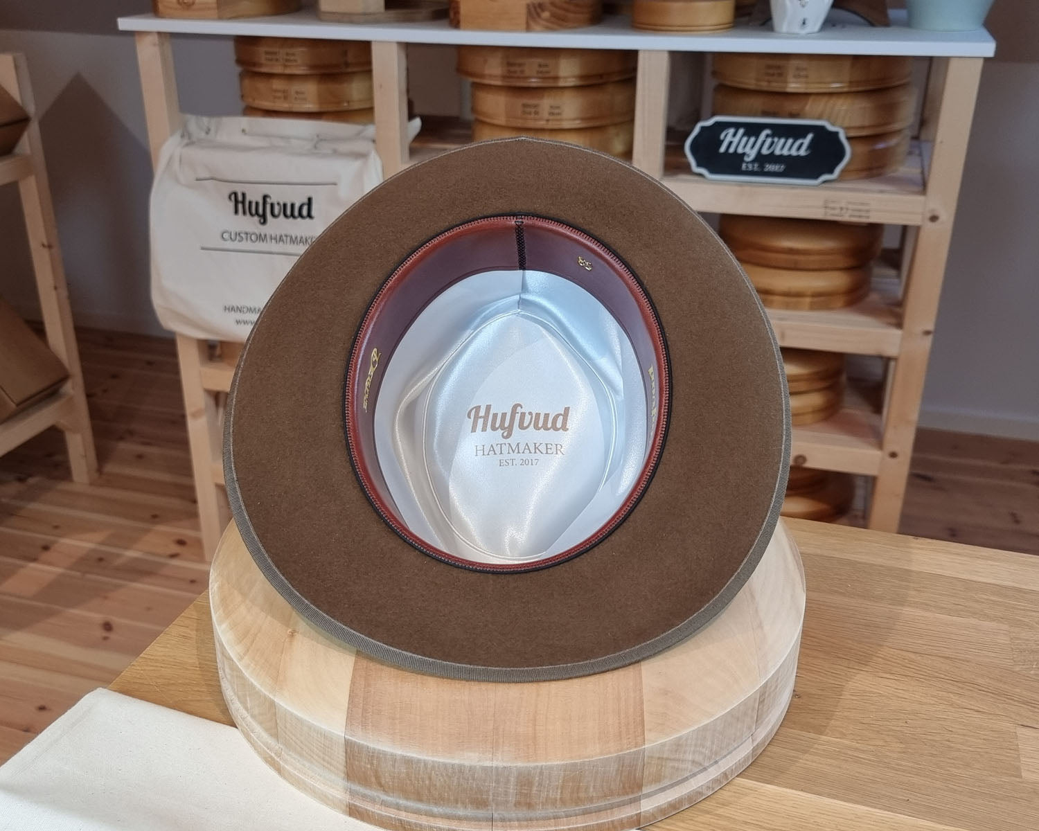 NEW STYLE FEDORA | RABBIT & HARE DELUXE BLEND | CINNAMON COLOR | SIZE 58, US 7 1/4