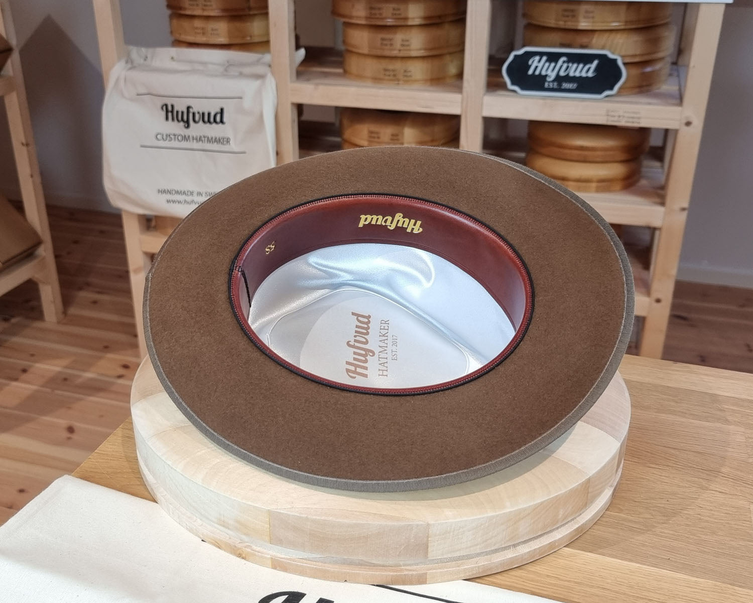 NEW STYLE FEDORA | RABBIT & HARE DELUXE BLEND | CINNAMON COLOR | SIZE 58, US 7 1/4