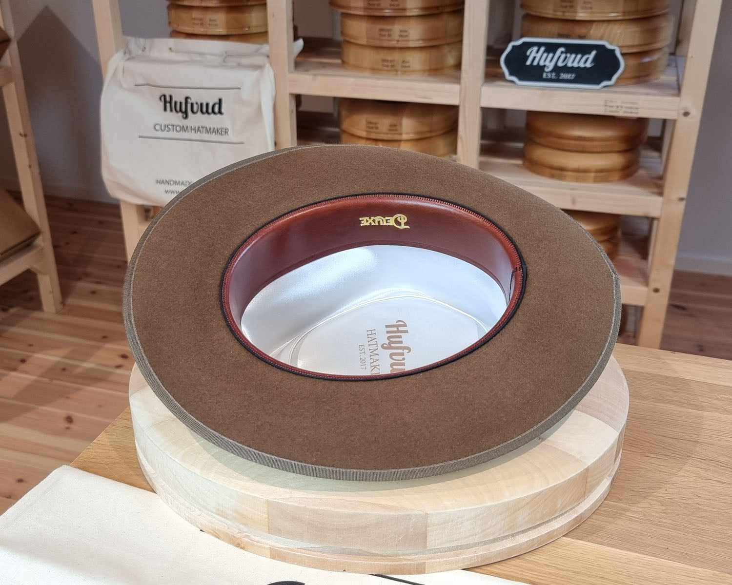 NEW STYLE FEDORA | RABBIT & HARE DELUXE BLEND | CINNAMON COLOR | SIZE 58, US 7 1/4