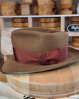 NEW STYLE FEDORA | RABBIT & HARE DELUXE BLEND | CINNAMON COLOR | SIZE 58, US 7 1/4