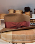 NEW STYLE FEDORA | RABBIT & HARE DELUXE BLEND | CINNAMON COLOR | SIZE 58, US 7 1/4