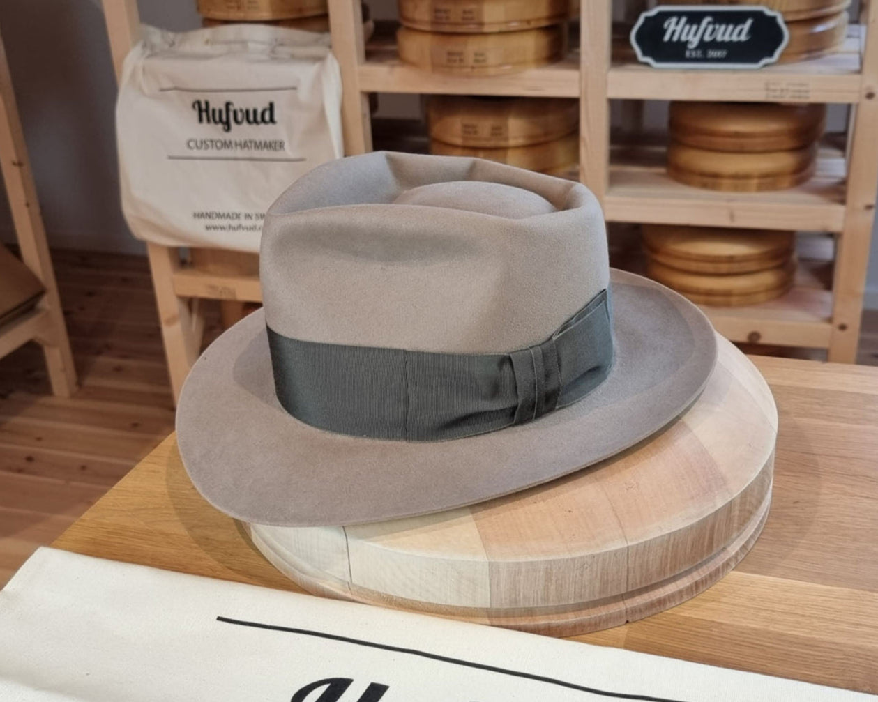 BOGART FEDORA | LIMITED EDITION | BEAVER HUNDRED | FAWN COLOR | SIZE 59, US 7 3/8