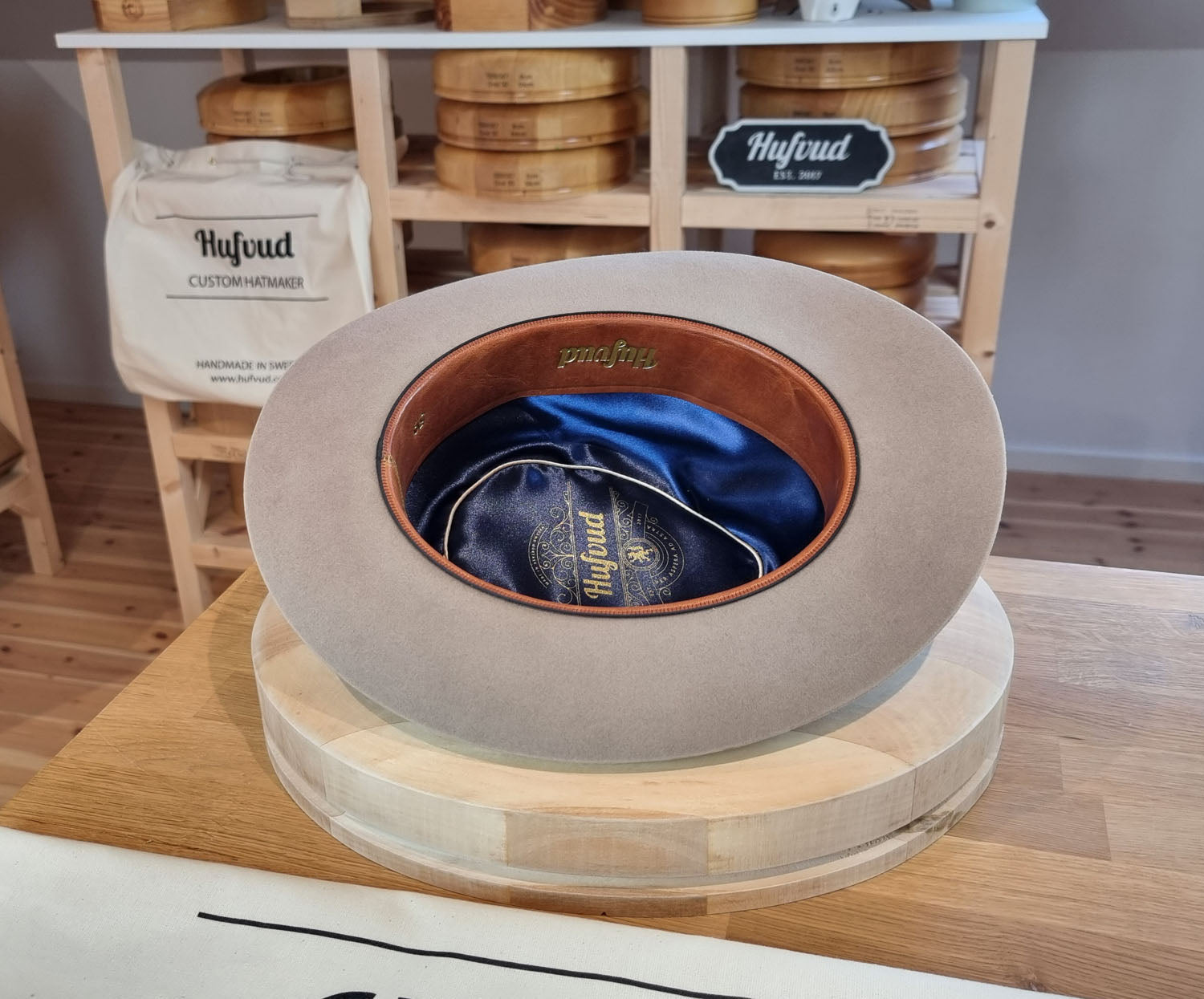 BOGART FEDORA | LIMITED EDITION | BEAVER HUNDRED | FAWN COLOR | SIZE 59, US 7 3/8