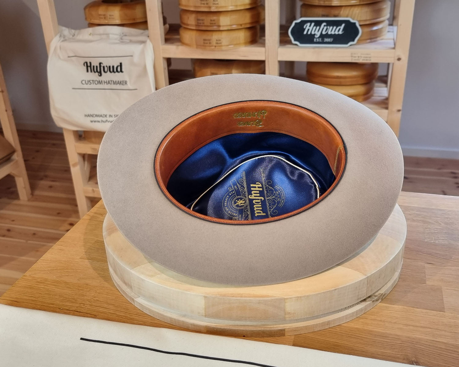 BOGART FEDORA | LIMITED EDITION | BEAVER HUNDRED | FAWN COLOR | SIZE 59, US 7 3/8