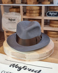 FLOKI FEDORA | BEAVER HUNDRED | LIMITED EDITION GRAY COLOR | SIZE 58, US 7 1/4