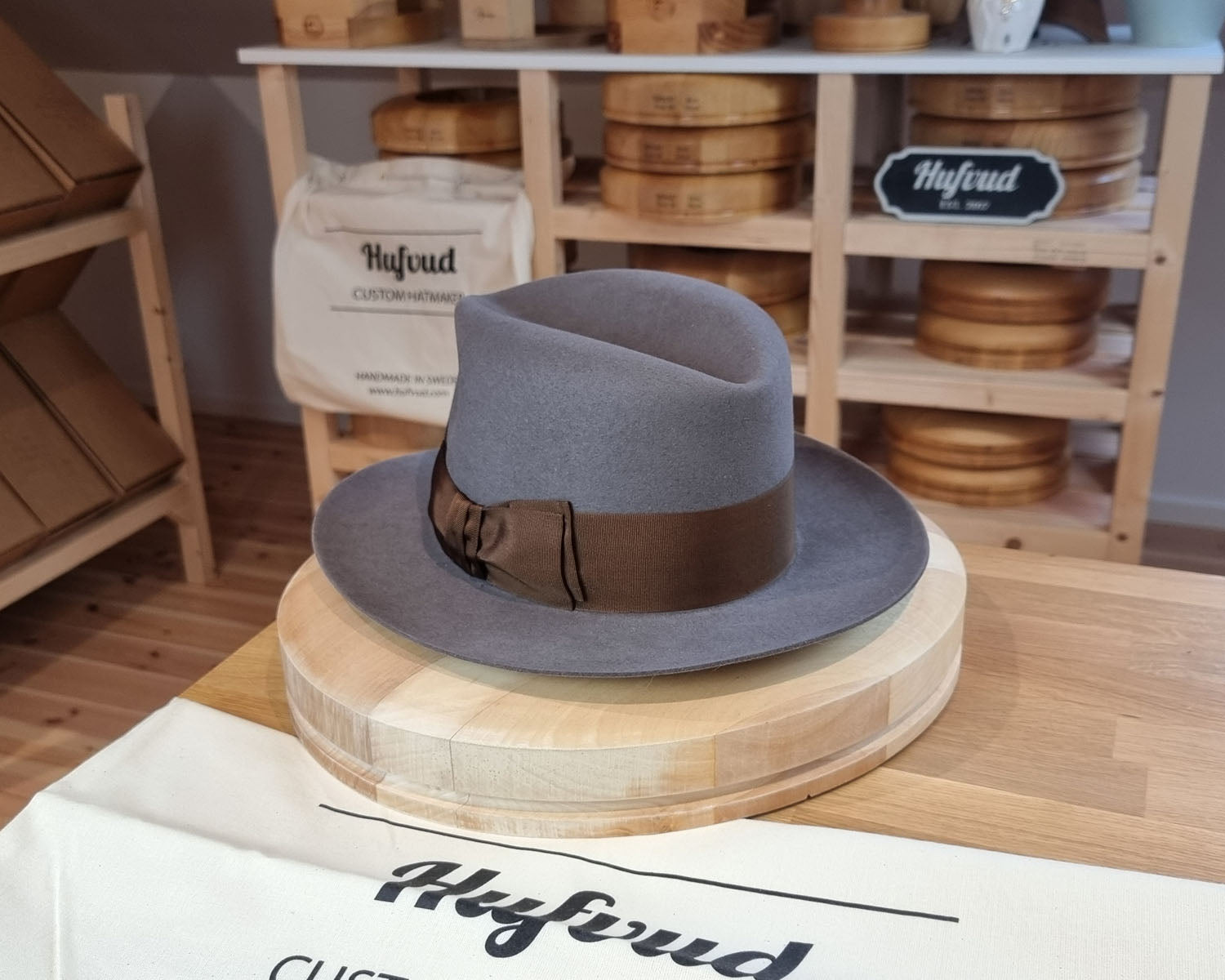 FLOKI FEDORA | BEAVER HUNDRED | LIMITED EDITION GRAY COLOR | SIZE 58, US 7 1/4