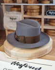 FLOKI FEDORA | BEAVER HUNDRED | LIMITED EDITION GRAY COLOR | SIZE 58, US 7 1/4