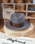 FLOKI FEDORA | BEAVER HUNDRED | LIMITED EDITION GRAY COLOR | SIZE 58, US 7 1/4