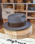 FLOKI FEDORA | BEAVER HUNDRED | LIMITED EDITION GRAY COLOR | SIZE 58, US 7 1/4