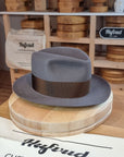 FLOKI FEDORA | BEAVER HUNDRED | LIMITED EDITION GRAY COLOR | SIZE 58, US 7 1/4