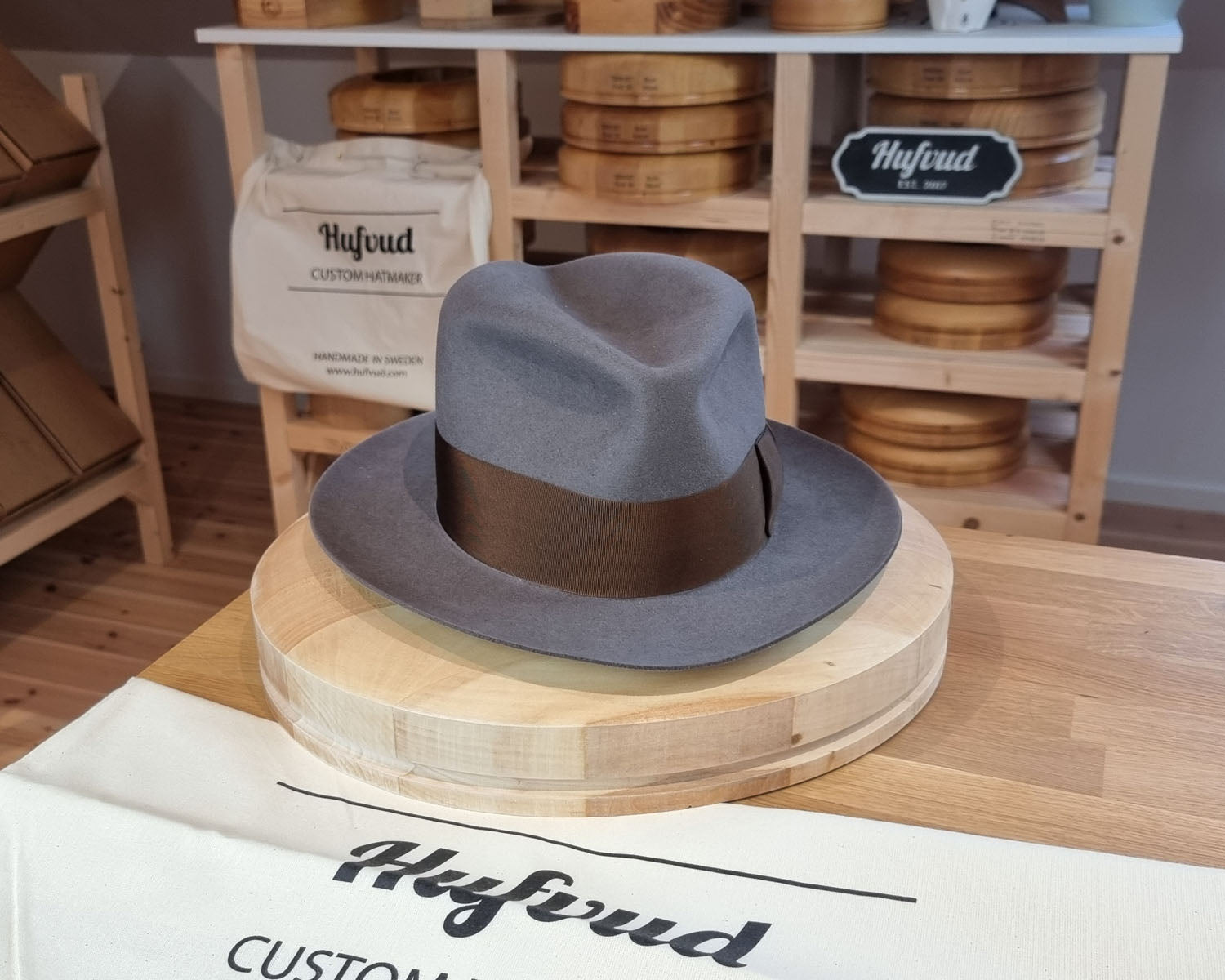 FLOKI FEDORA | BEAVER HUNDRED | LIMITED EDITION GRAY COLOR | SIZE 58, US 7 1/4