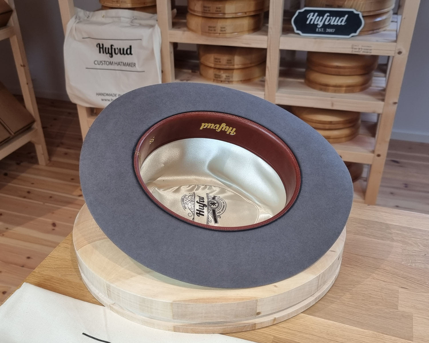 FLOKI FEDORA | BEAVER HUNDRED | LIMITED EDITION GRAY COLOR | SIZE 58, US 7 1/4